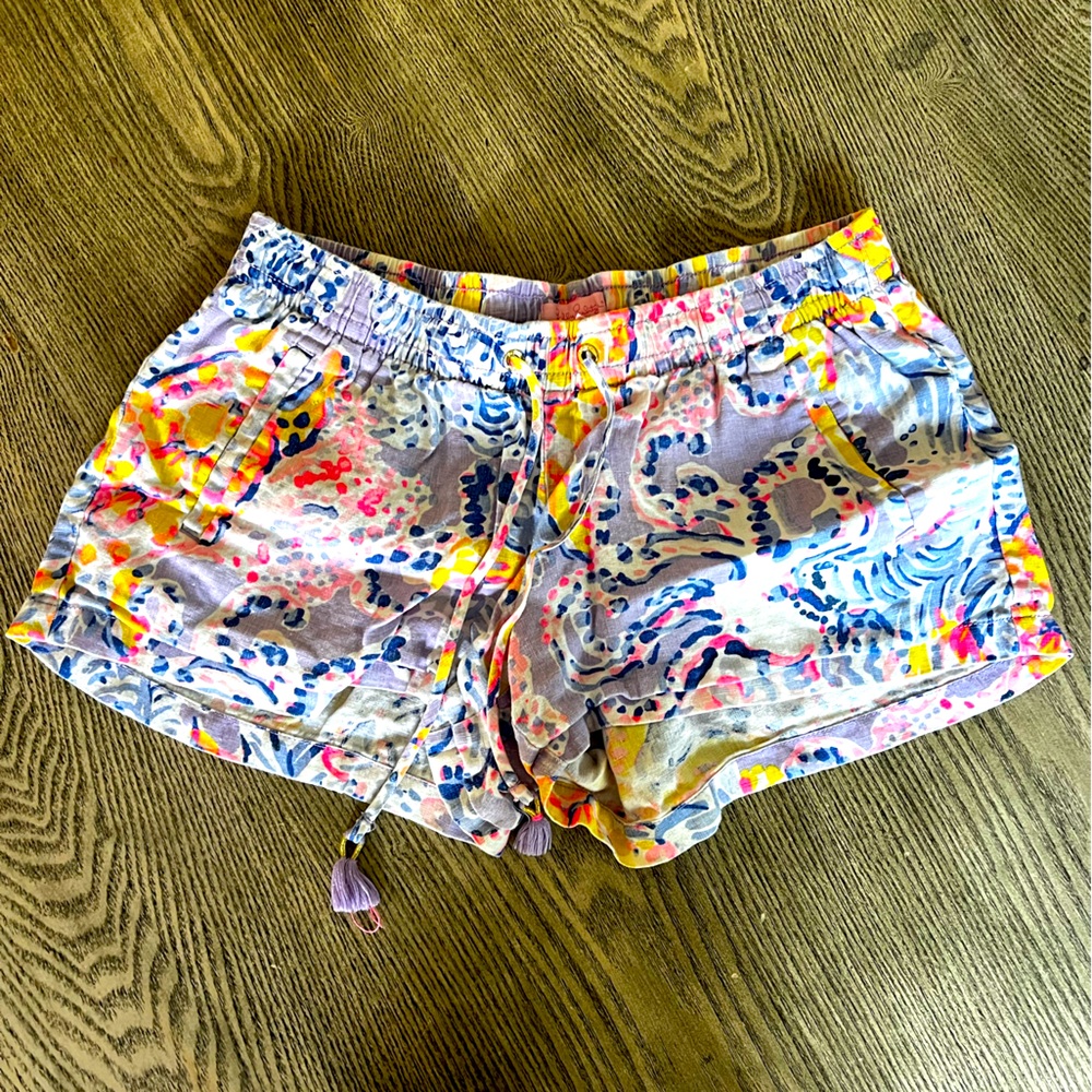 EUC Lilly Pulitzer women’s linen shorts